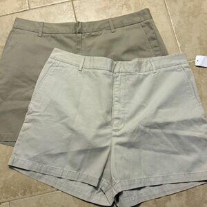 GAP 2 pair chino shorts, 16 NWT